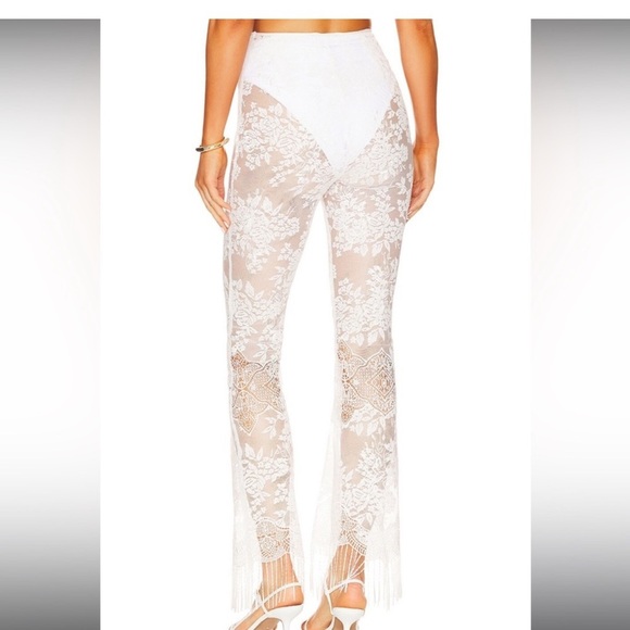 NWT SET - MAJORELLE Honolua crop top & Pant in Ivory - medium ($400) - Picture 5 of 12